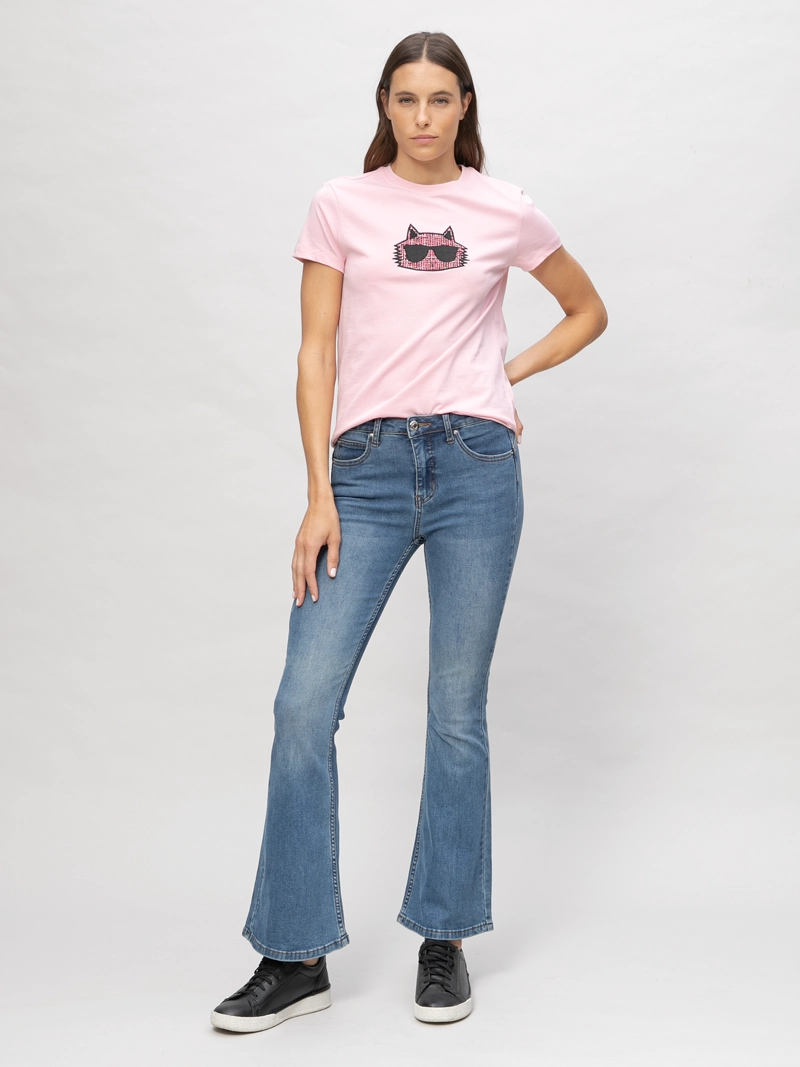 POLERA CON GRAFICO TEXTURIZADO DE CHOUPETTE - 2
