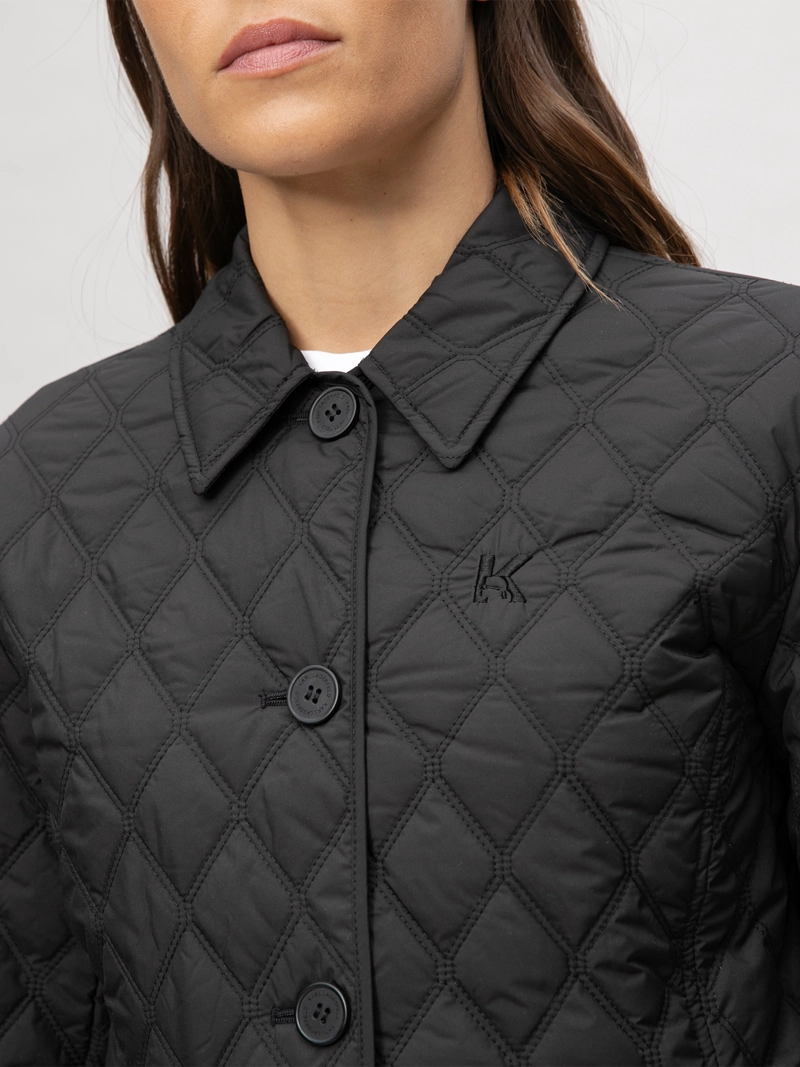 CHAQUETA LIGERA ACOLCHADA CON ROMBOS - 4