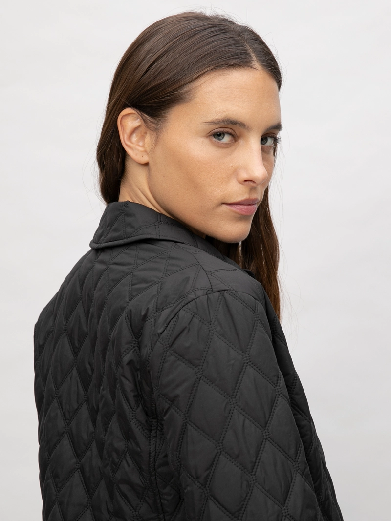 CHAQUETA LIGERA ACOLCHADA CON ROMBOS - 5