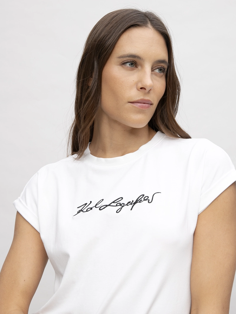 POLERA SIN MANGAS CON ESTAMPADO DE KARL - 4