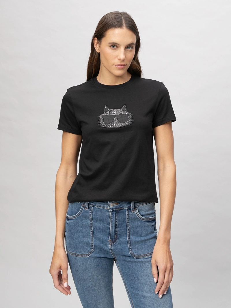 POLERA CON GRAFICO TEXTURIZADO DE CHOUPETTE - 1