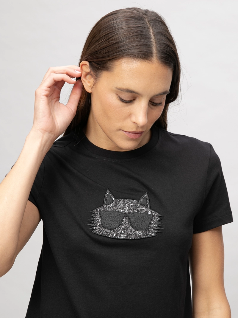 POLERA CON GRAFICO TEXTURIZADO DE CHOUPETTE - 4