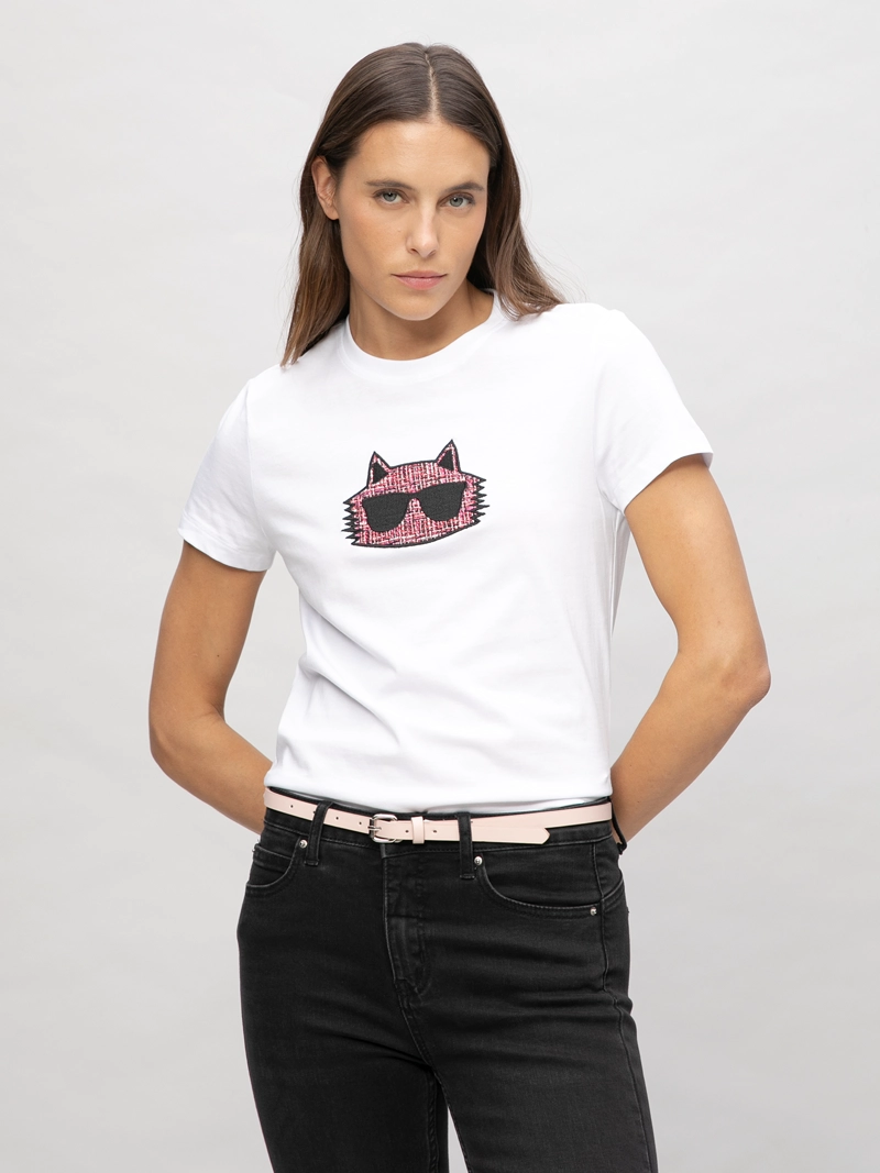 POLERA CON GRAFICO TEXTURIZADO DE CHOUPETTE - 1