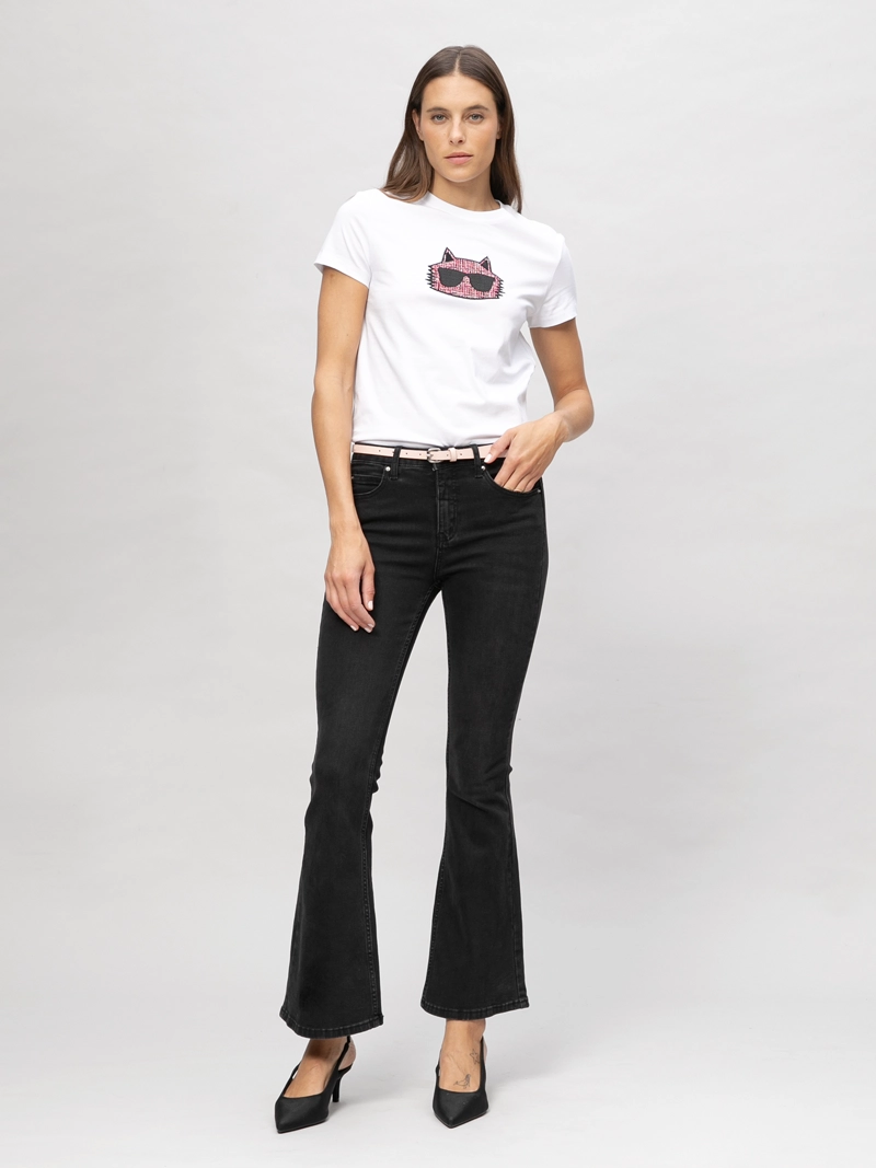 POLERA CON GRAFICO TEXTURIZADO DE CHOUPETTE - 2