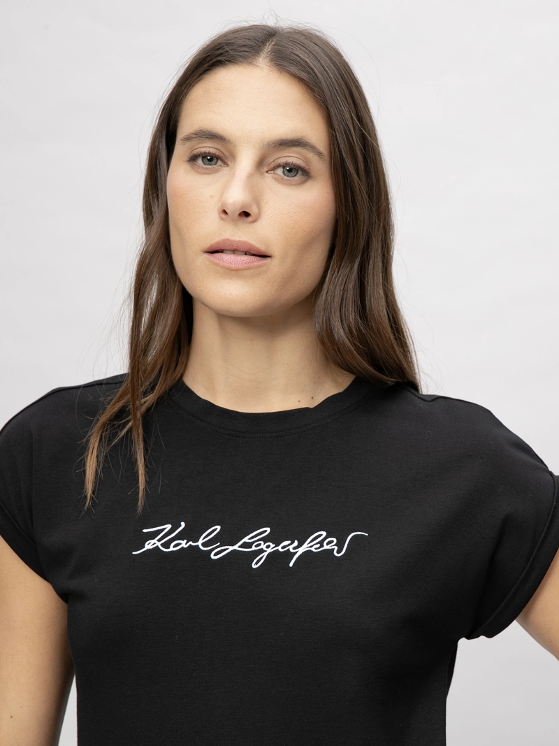 POLERA SIN MANGAS CON ESTAMPADO DE KARL - 4