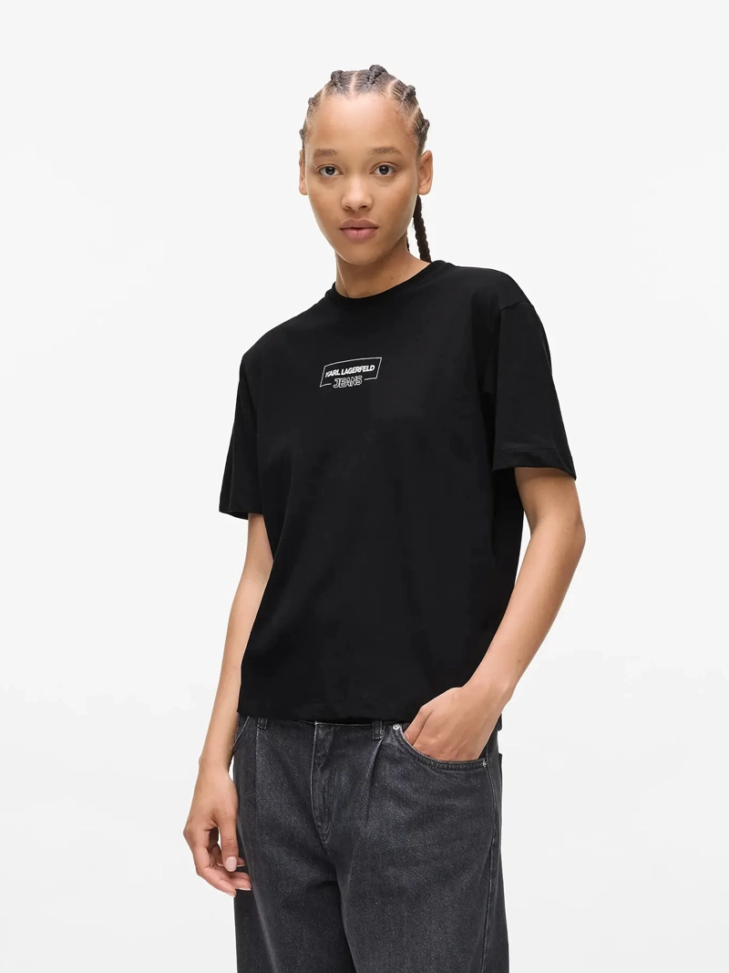 POLERA REGULAR CON LOGO OUTLINE - 1
