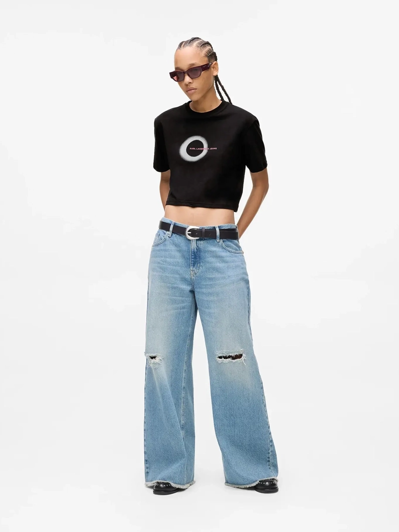POLERA BOXY CON GRAFICO ECLIPSE - 2