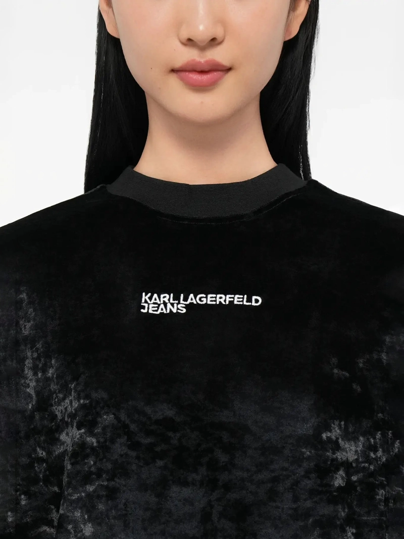 POLERON VELVET EFECTO CRUSHED CON LOGO - 3