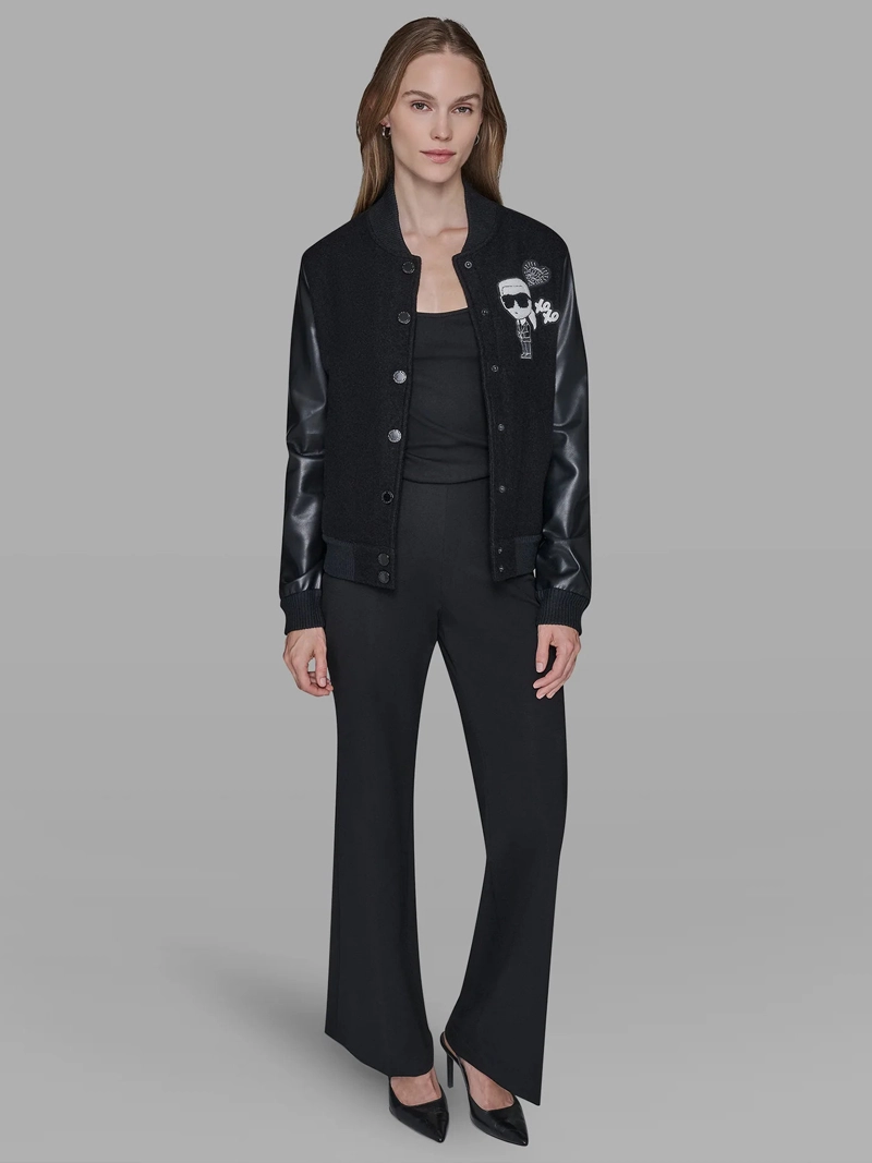 CHAQUETA VARSITY CON PARCHES DE KARL - 2