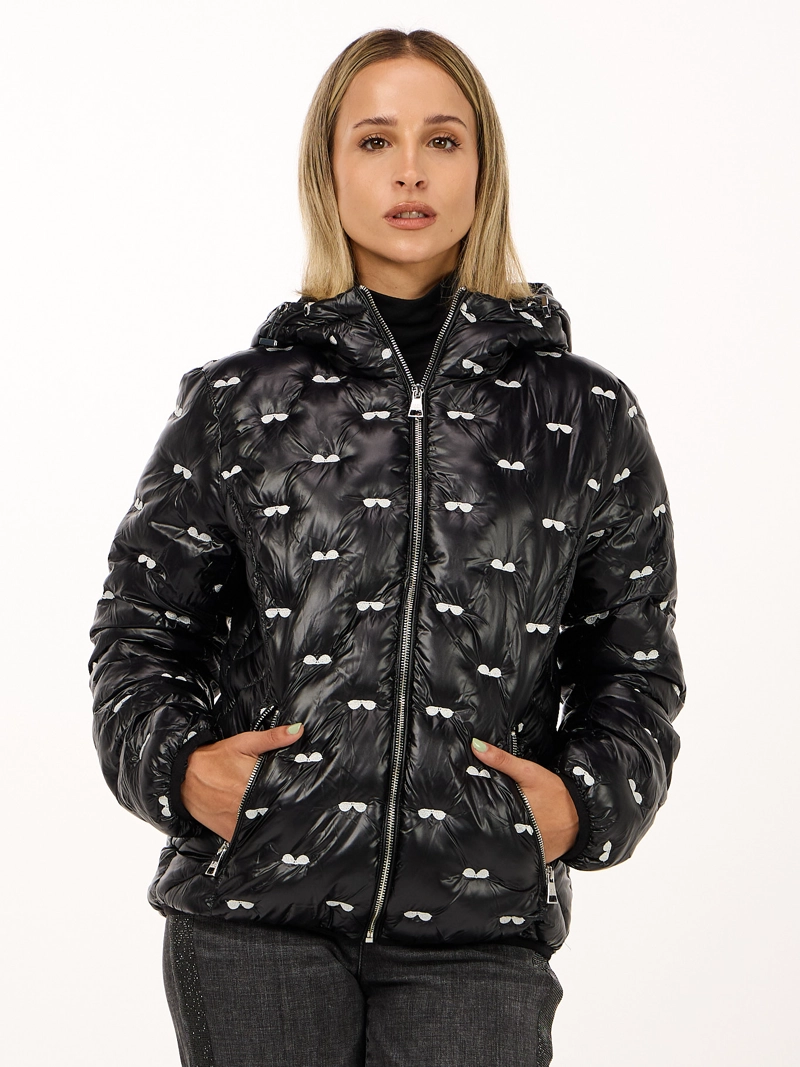 PARKA CON BORDADO INTEGRAL DE GAFAS - 1