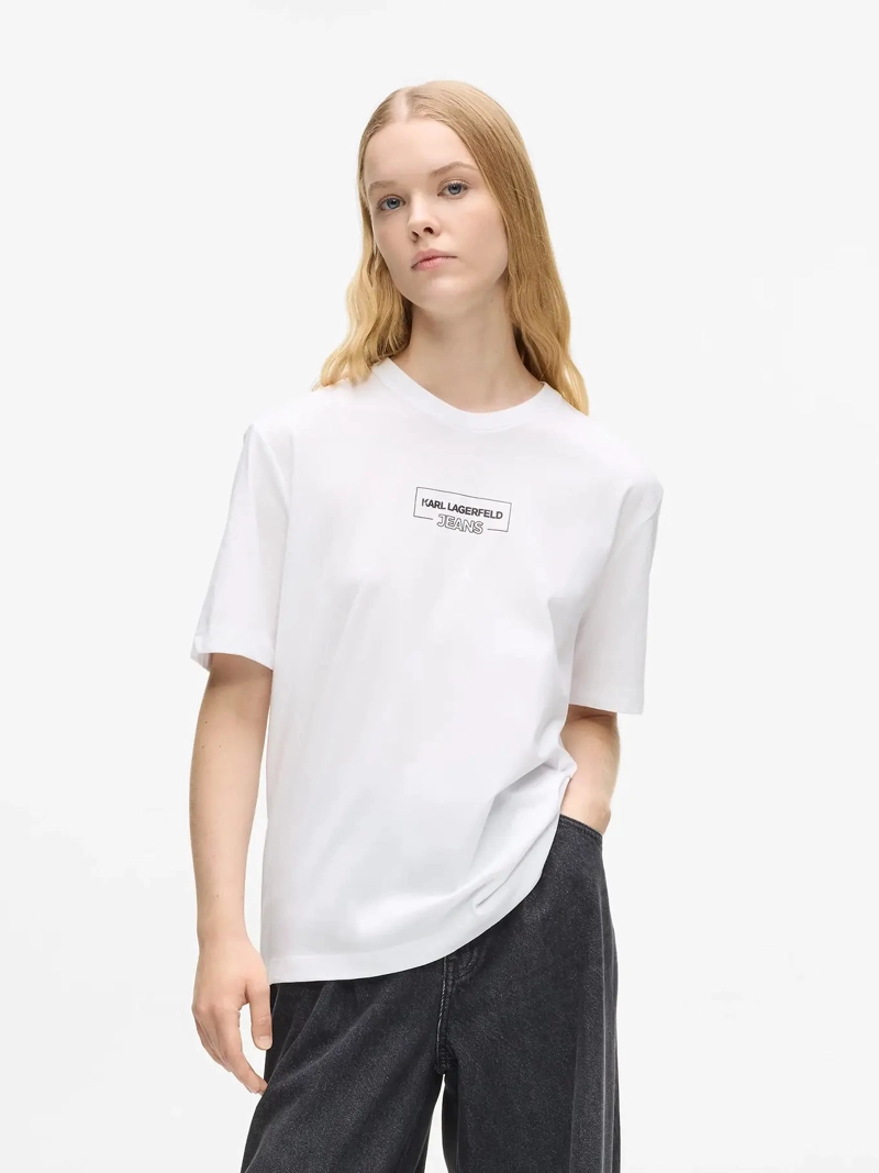 POLERA REGULAR CON LOGO OUTLINE - 1