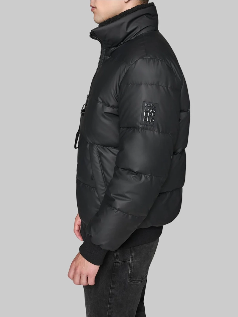 CHAQUETA BOMBER ACOLCHADA CON CUELLO ALZADO - 3