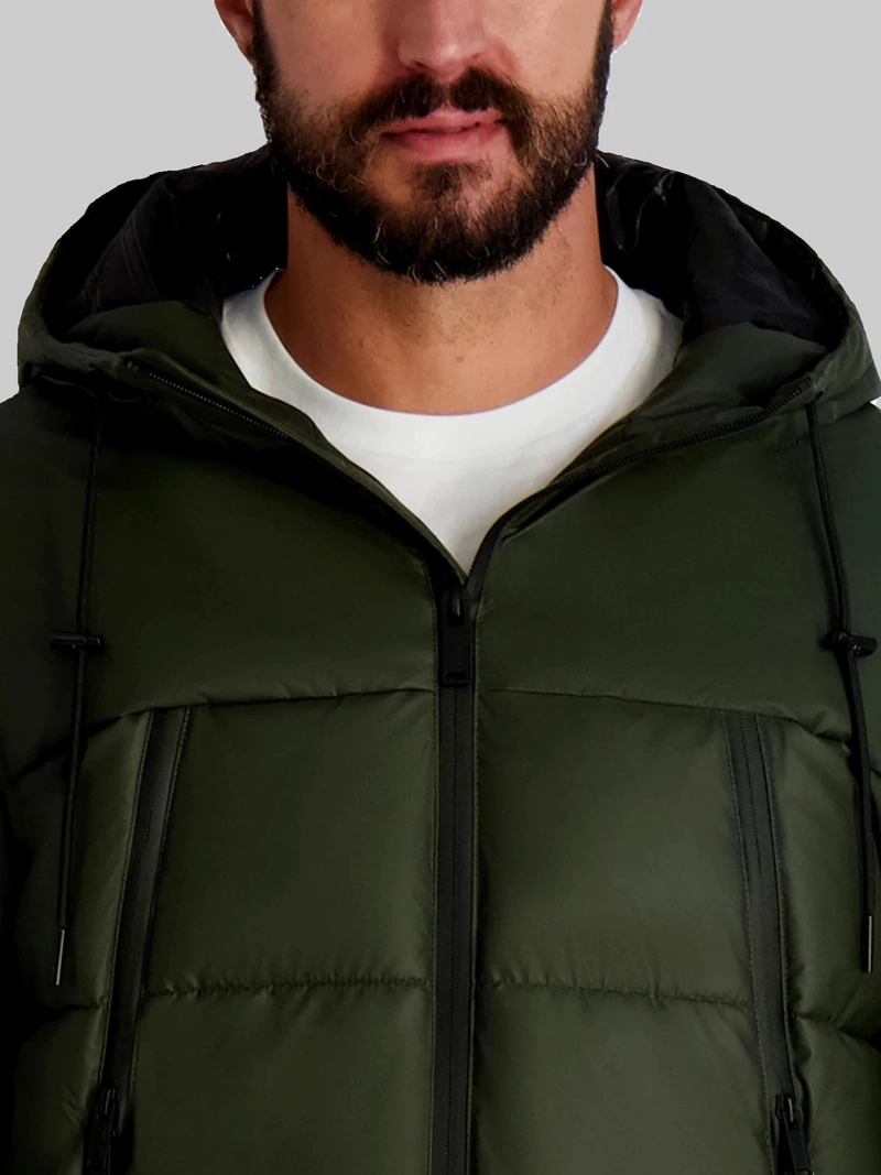 CHAQUETA PUFFER CON GORRO Y BOLSILLOS GRANDES - 5