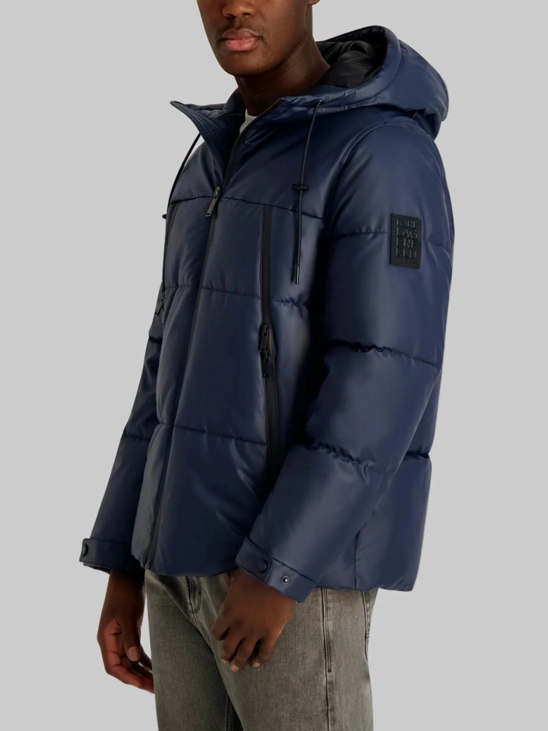CHAQUETA PUFFER CON GORRO Y BOLSILLOS GRANDES - 4
