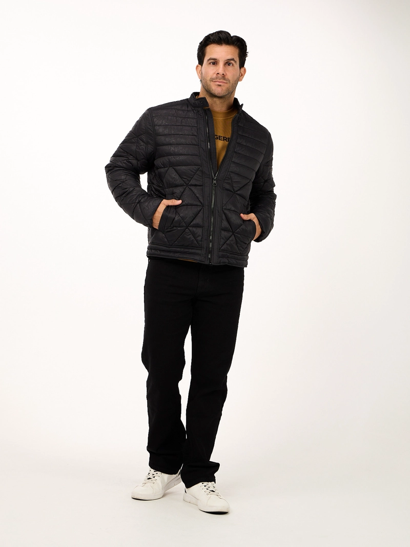 CHAQUETA ACOLCHADA EFECTO CIRE - 2