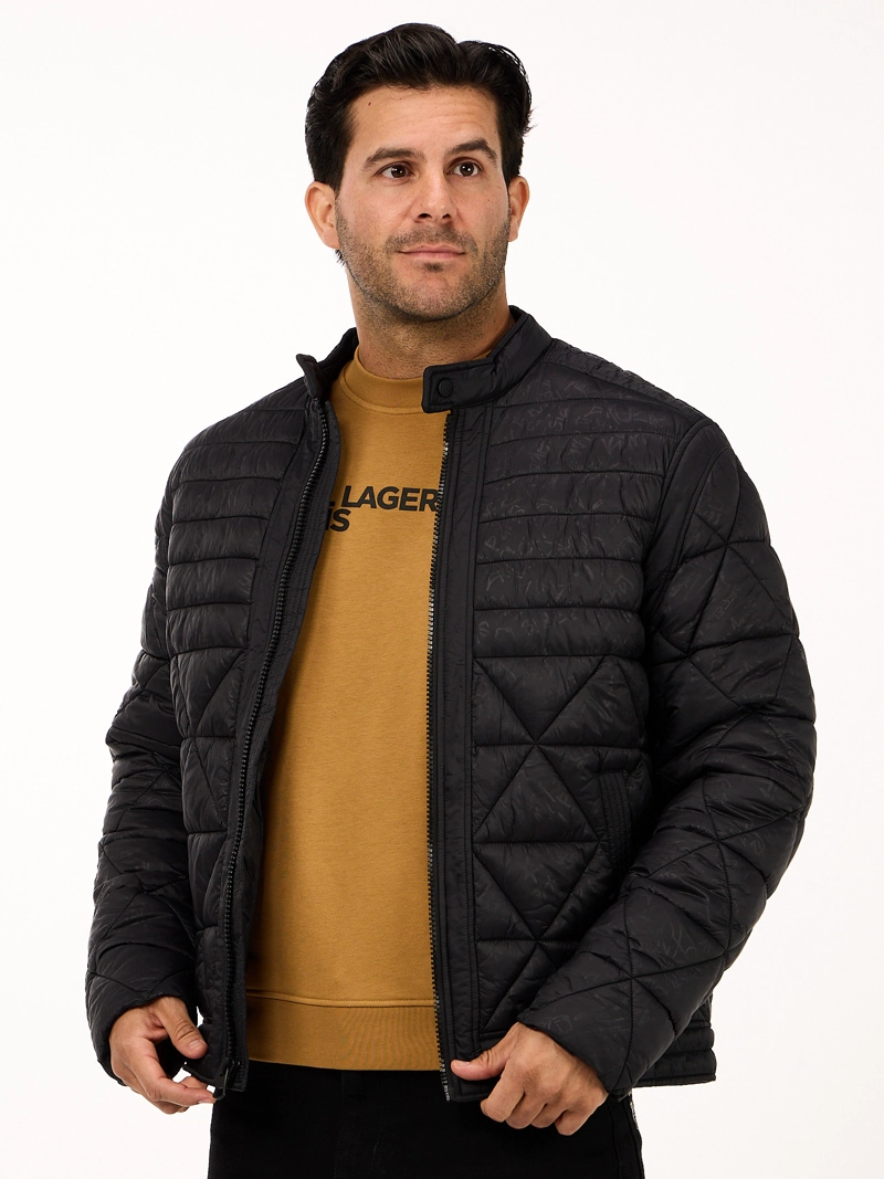 CHAQUETA ACOLCHADA EFECTO CIRE - 4