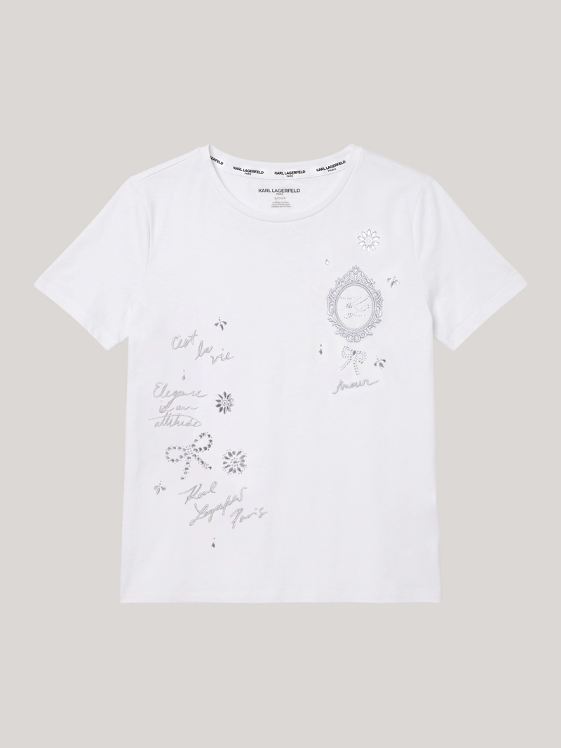 POLERA DE MANGA CORTA CON DETALLES DISTINTIVOS DE KARL - 5