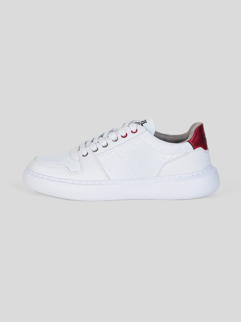 ZAPATILLAS DE CUERO CON LOGO LATERAL GRABADO - 7
