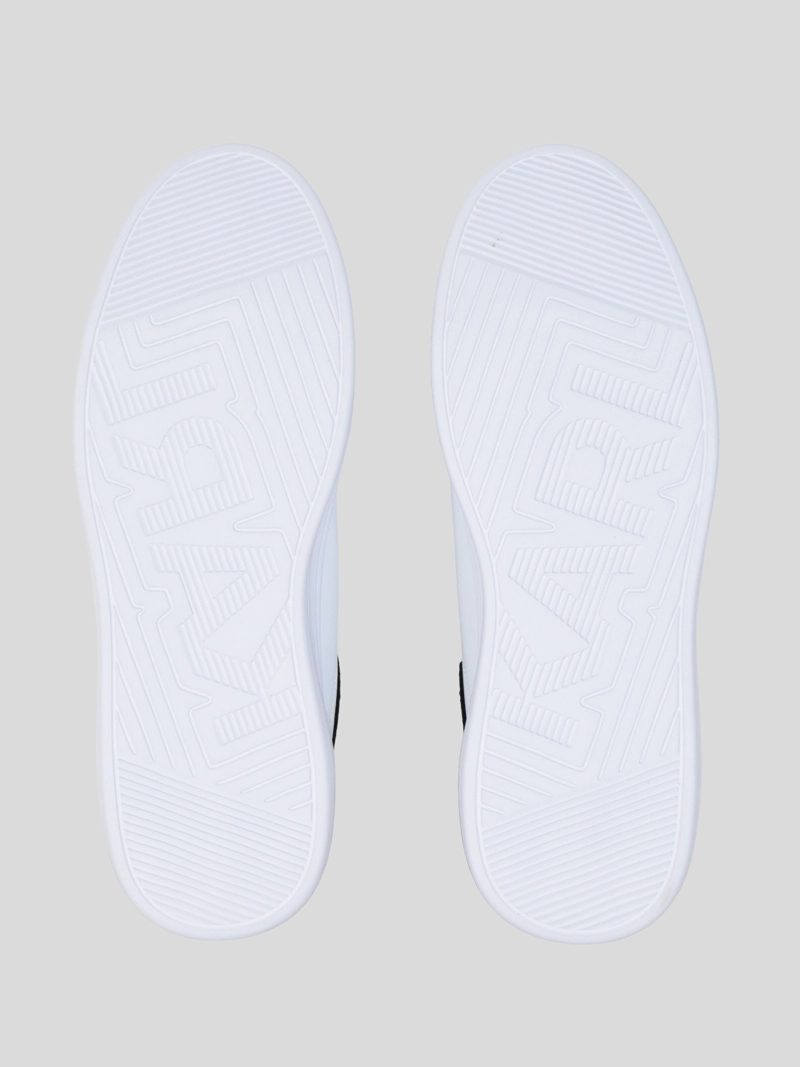 ZAPATILLAS DE CUERO CON EFECTO CROCO DE CORTE BAJO - 5