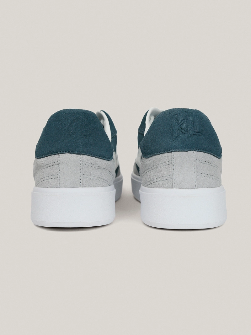 ZAPATILLAS DE CUERO CON DETALLE DE GAMUZA - 2