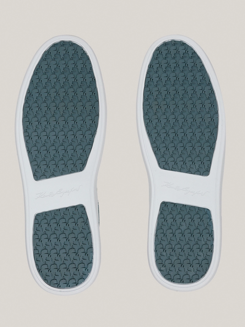 ZAPATILLAS DE CUERO CON DETALLE DE GAMUZA - 4