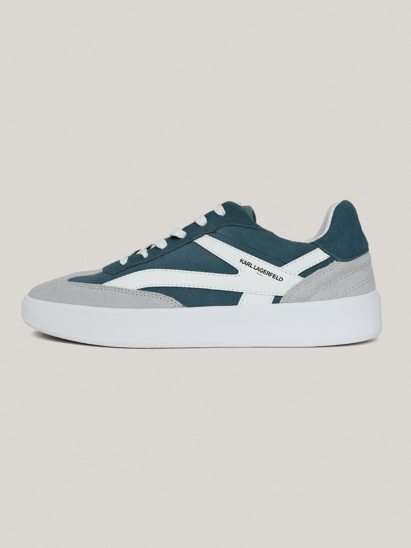 ZAPATILLAS DE CUERO CON DETALLE DE GAMUZA - 6