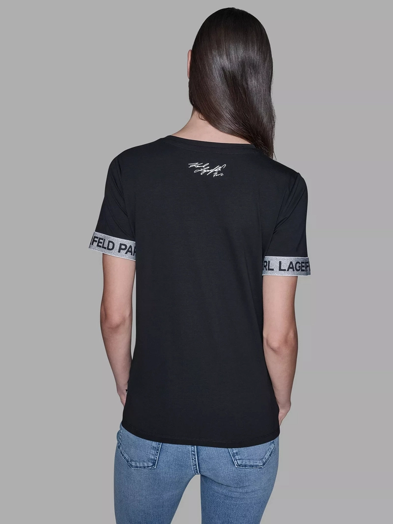 POLERA CON ESTAMPADO DE CHOUPETTE Y LOGO EN LAS MANGAS - 3