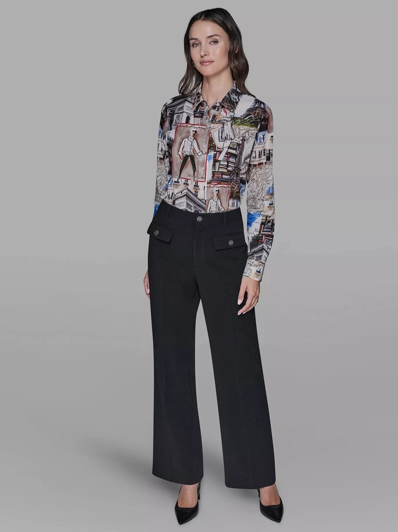 CAMISA DE MANGA LARGA CON ESTAMPADO DE CIUDAD - 3