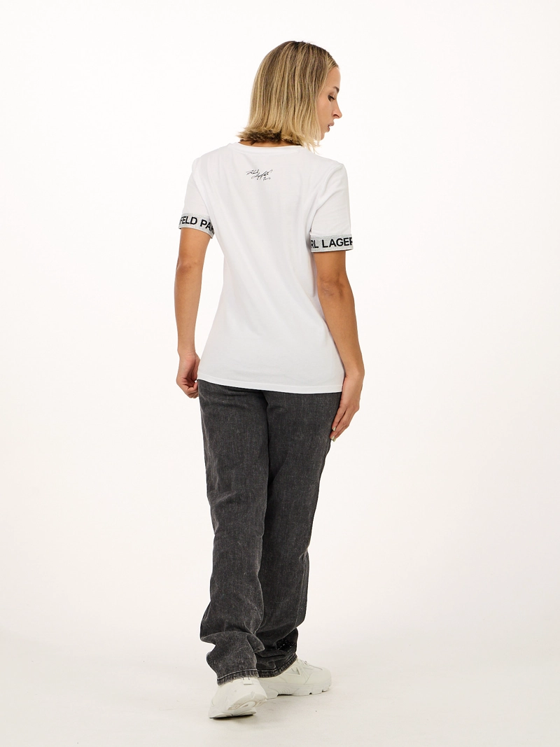 POLERA CON ESTAMPADO DE CHOUPETTE Y LOGO EN LAS MANGAS - 3