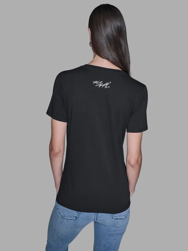 POLERA CON LOGO DE KARL - 4