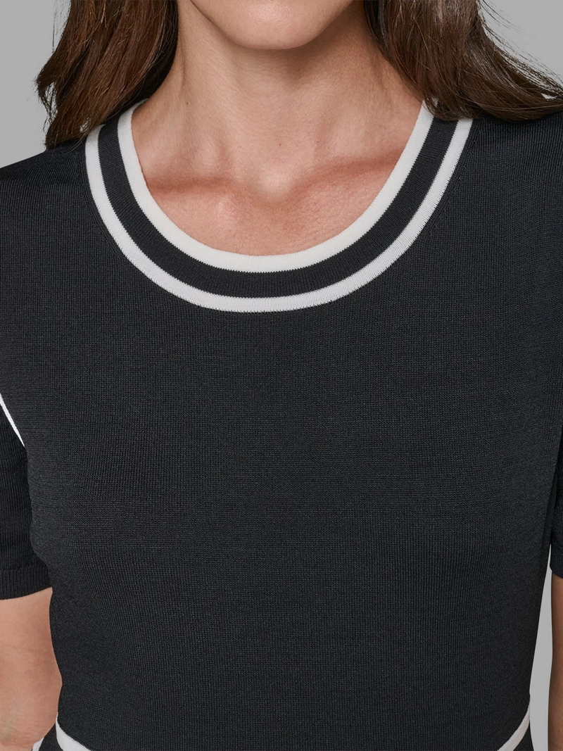 VESTIDO DE PUNTO CON PLIEGUES - 5