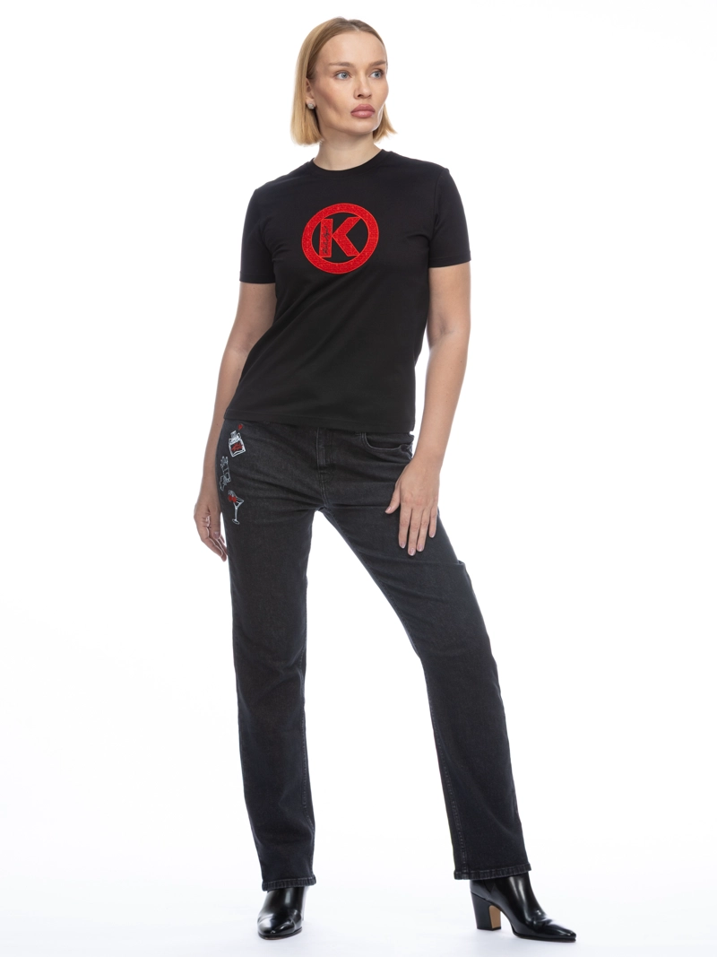 POLERA CON ESTAMPADO DE LOGO K - 2