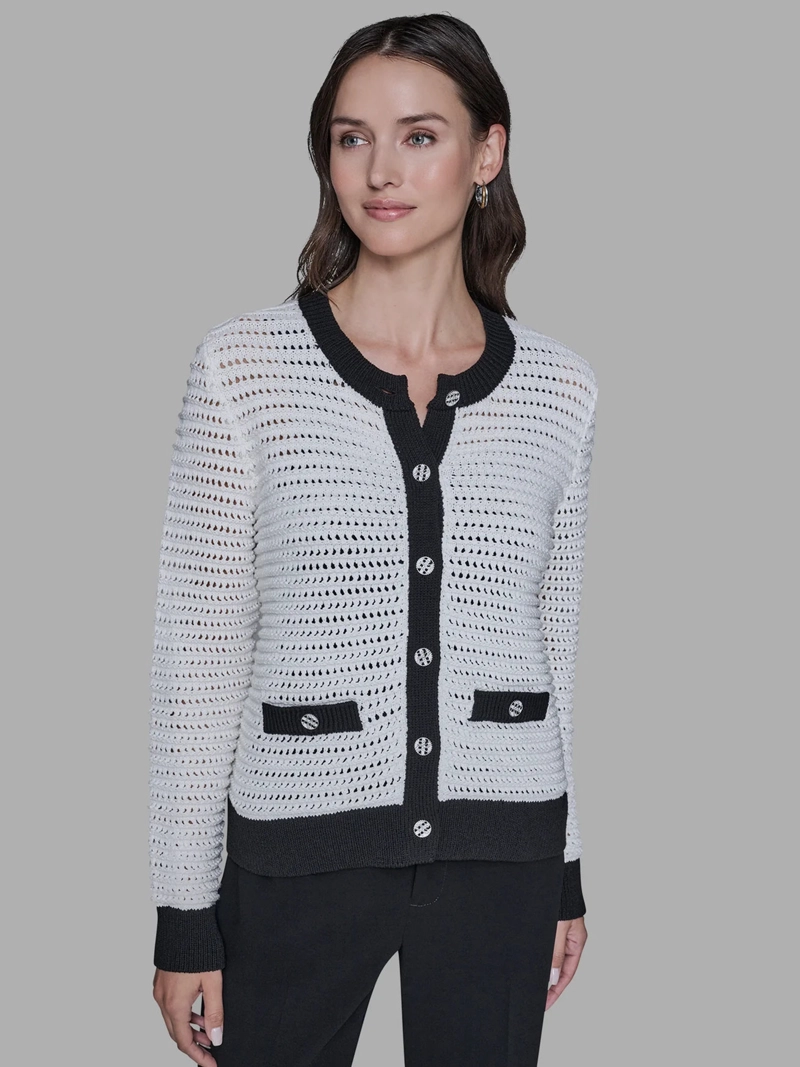 CARDIGAN CON BOTONES FRONTALES - 1