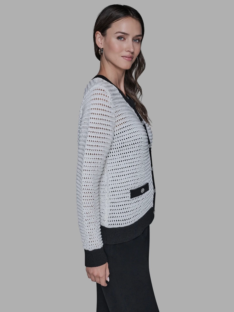 CARDIGAN CON BOTONES FRONTALES - 5