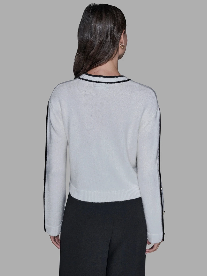 SWEATER CON BOTONES EN LAS MANGAS - 3