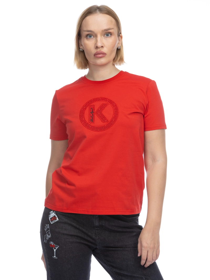 POLERA CON ESTAMPADO DE LOGO K - 1