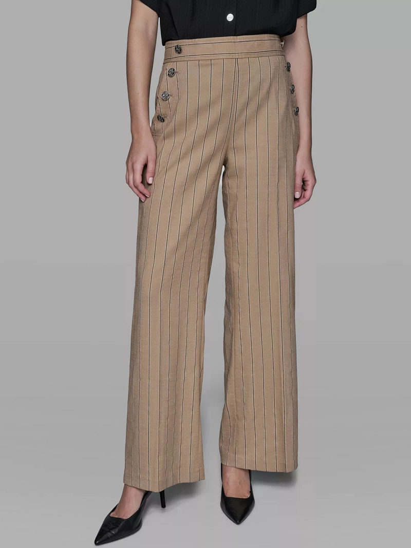 PANTALON A RAYAS CON DETALLES NAUTICOS - 2