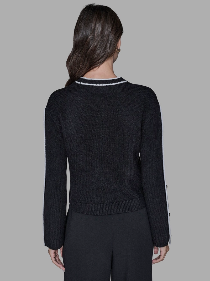 SWEATER CON BOTONES EN LAS MANGAS - 4