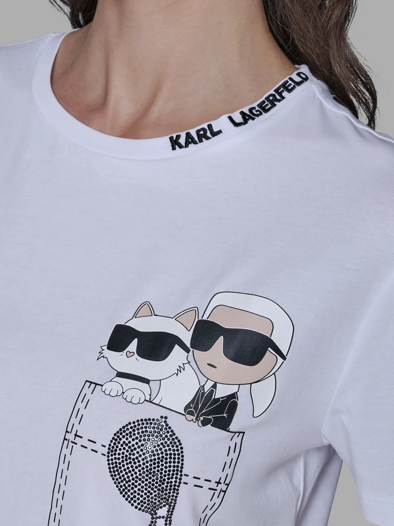 POLERA CON ESTAMPADO DE KARL & CHOUPETTE - 6