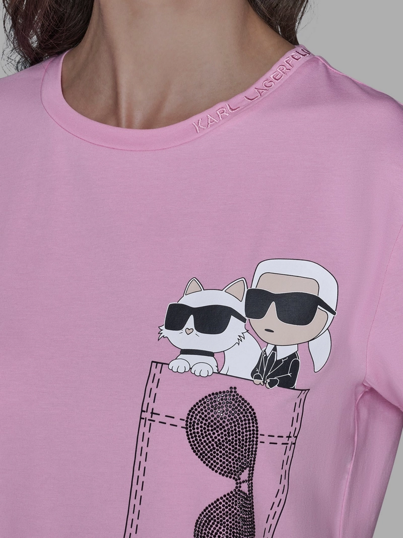 POLERA CON ESTAMPADO DE KARL & CHOUPETTE - 6