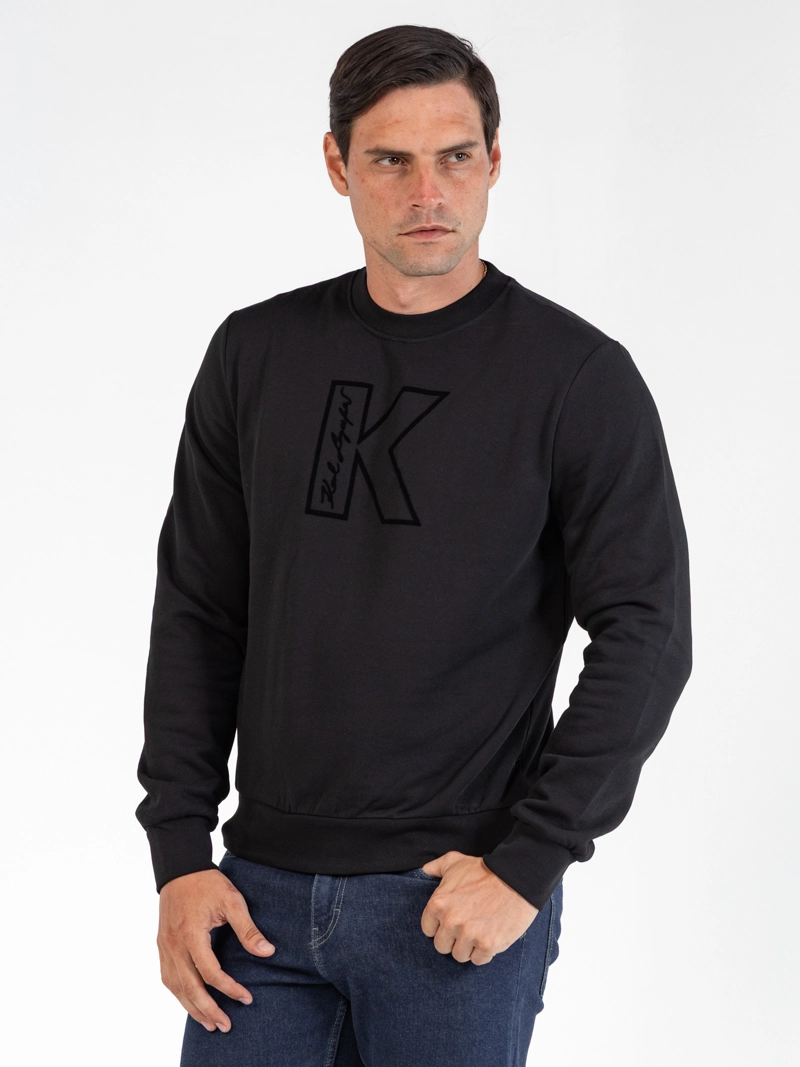 POLERON CON ESTAMPADO DE FIRMA - 1