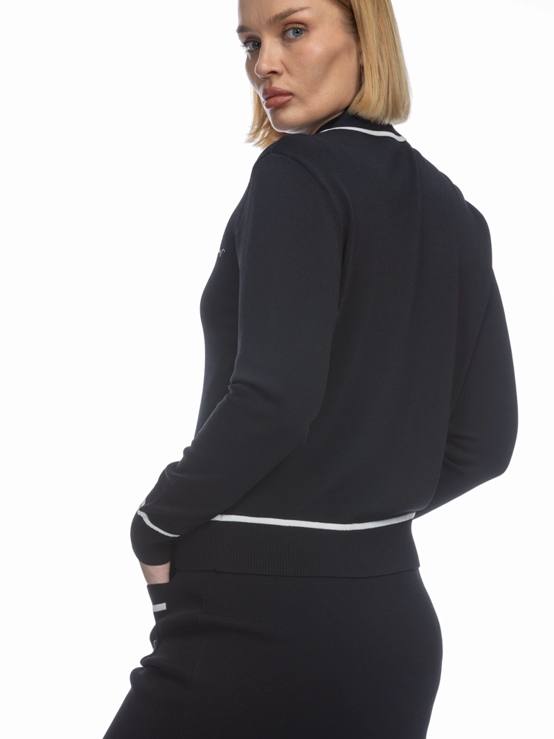 CARDIGAN DE PUNTO CON CREMALLERA - 6