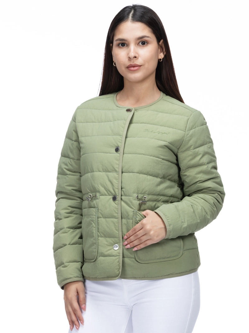 CHAQUETA ACOLCHADA CON CORDON - 1