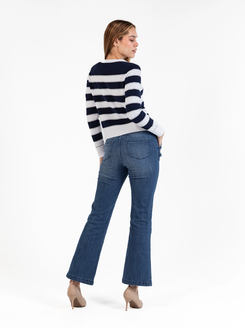 SWEATER DE RAYAS CON LENTEJUELAS - 3