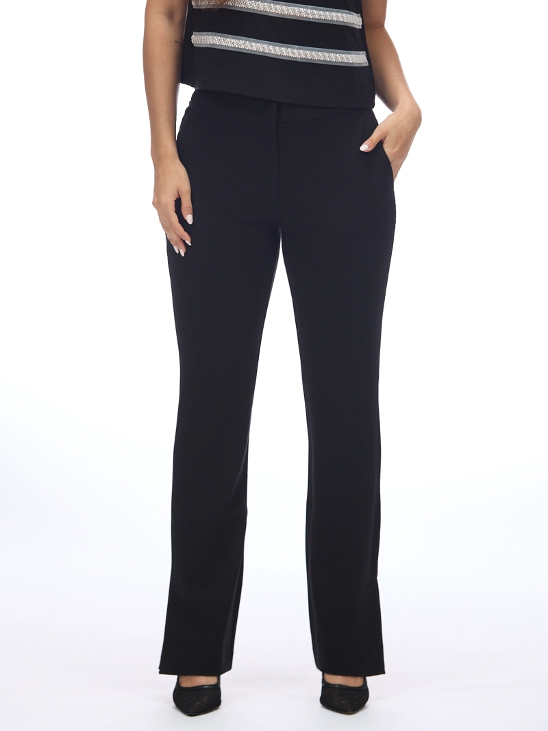 PANTALON ELASTICO CON ABERTURA LATERAL - 3