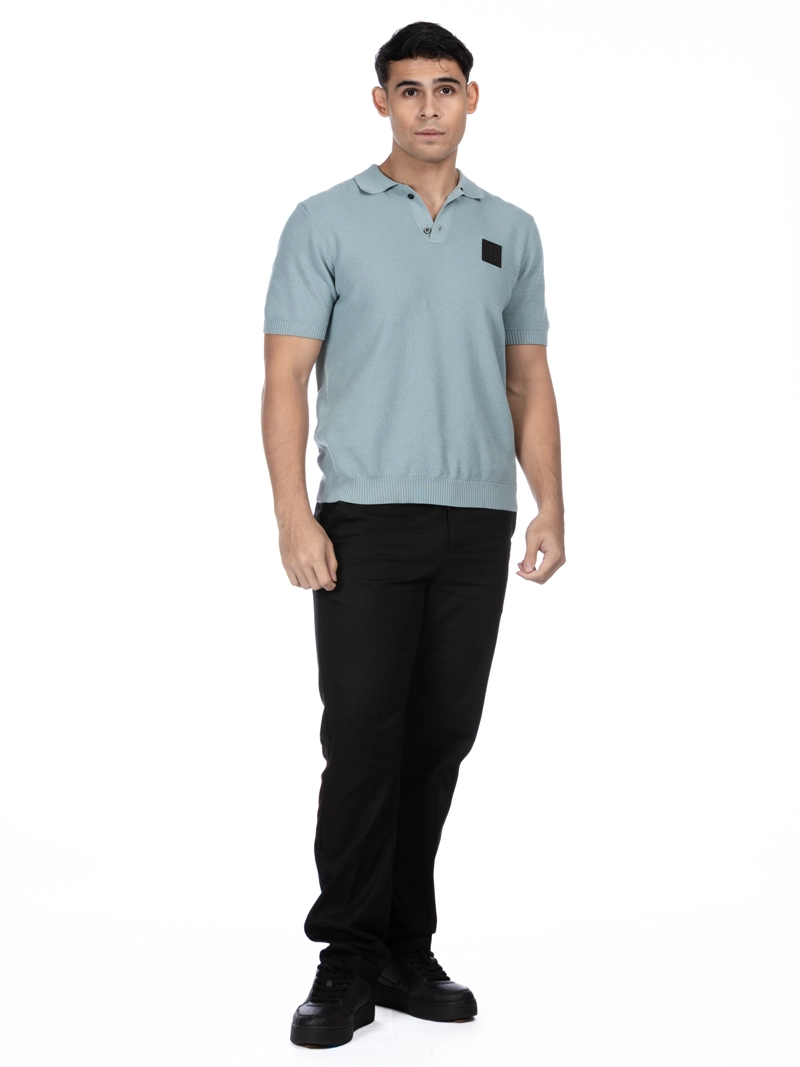 POLO DE PUNTO CON PARCHE DE GOMA - 2