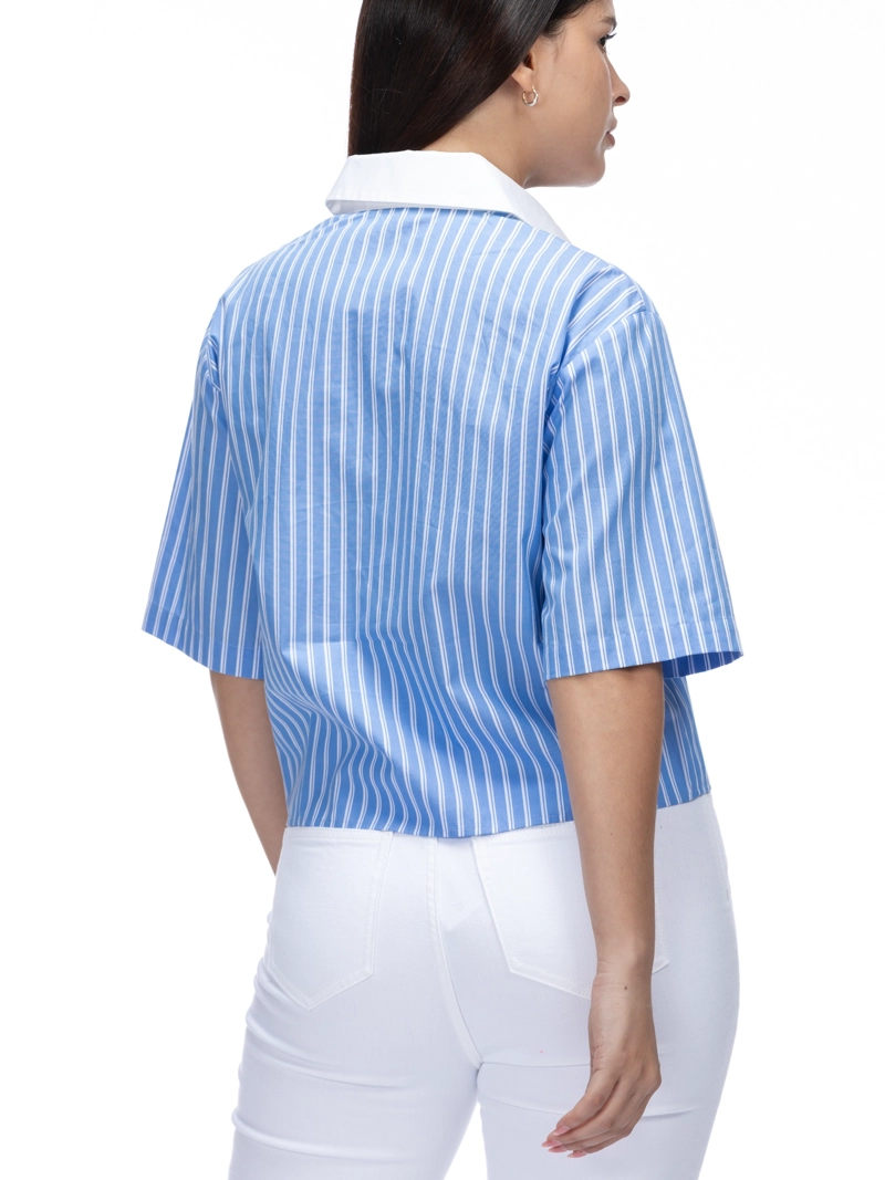 BLUSA BOXY DE POPELIN - 4