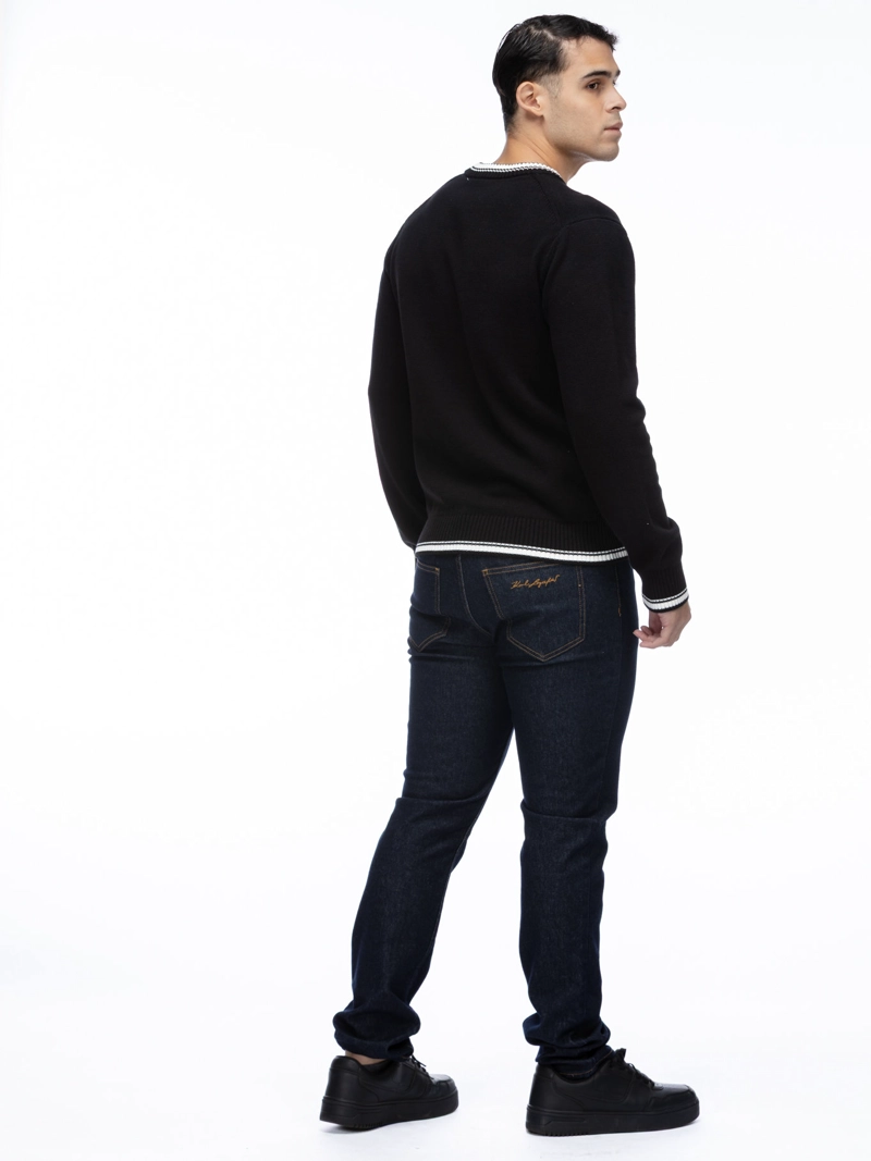 SWEATER CON CUELLO EN V - 3