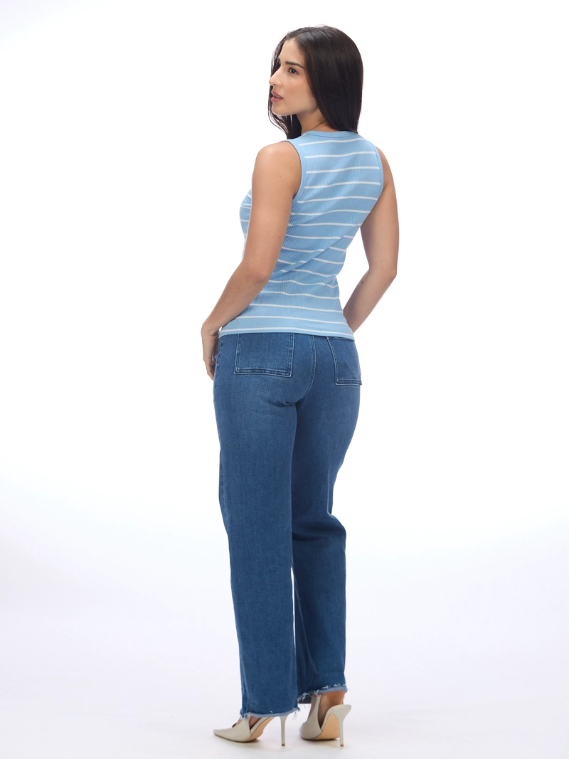 POLERA SIN MANGAS A RAYAS IKON - 3