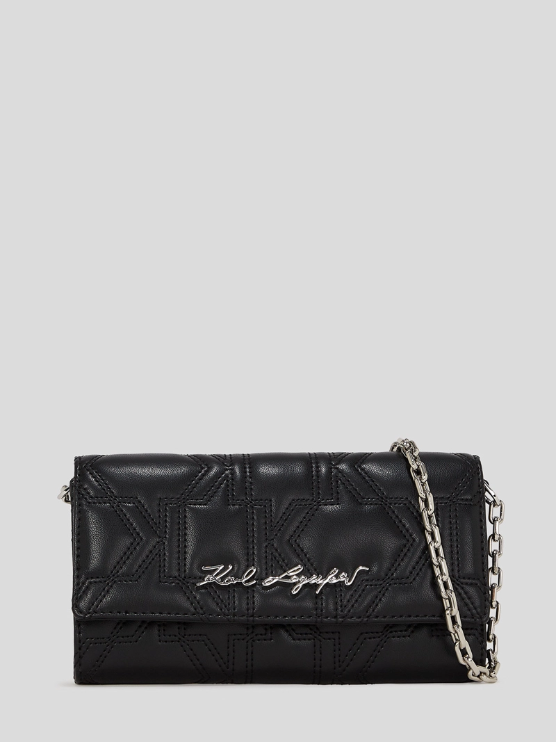 BILLETERA CON CADENA K/KURL CAVIAR - 1